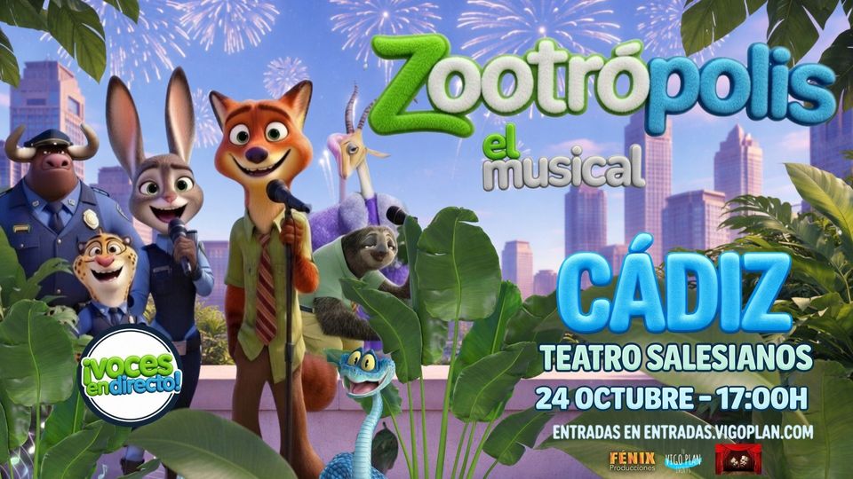 Zootrópolis, el musical