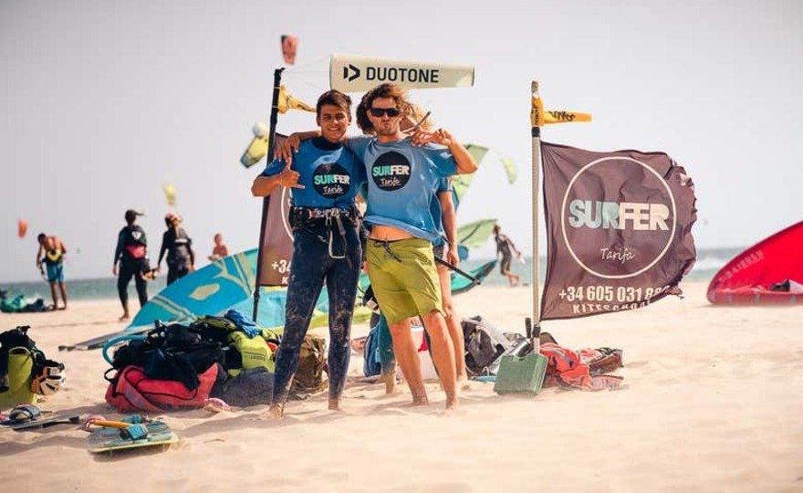 Clase de surf en Tarifa