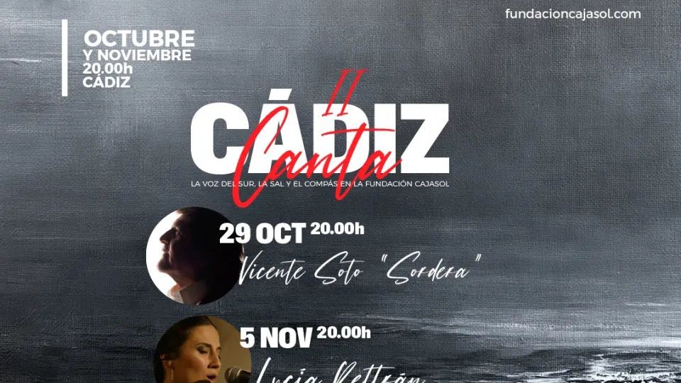 Cádiz Canta: recital de Manuel de la Tomasa